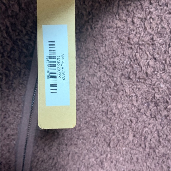 NEW Skims Teddy Sherpa Brown Cropped Jacket Size 2X 3X - Picture 6 of 7